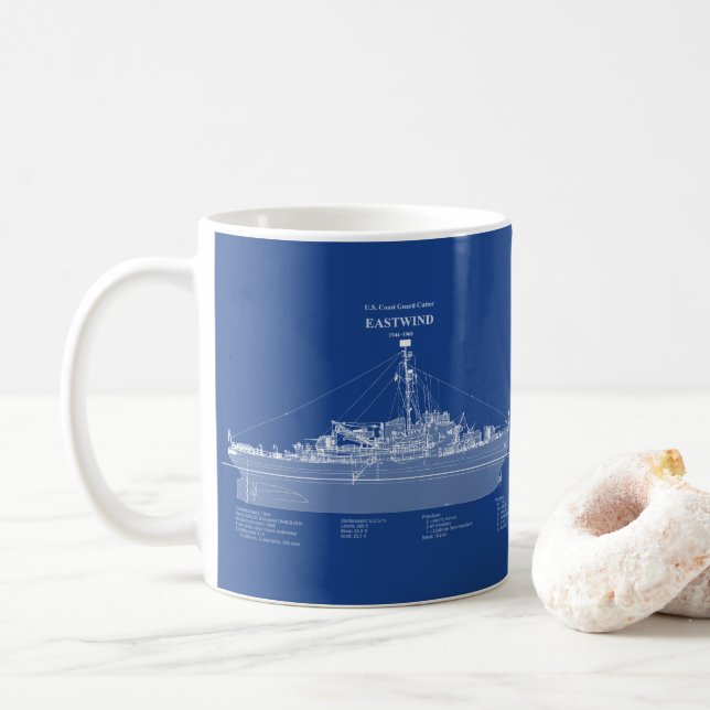 USCGC Eastwind Waggb-279 - ABD Kaffeetasse (Mit Donut)
