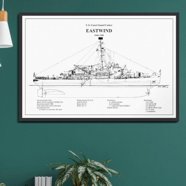 USCGC Eastwind Waggb-279 - BD Fotodruck (Von Creator hochgeladen)