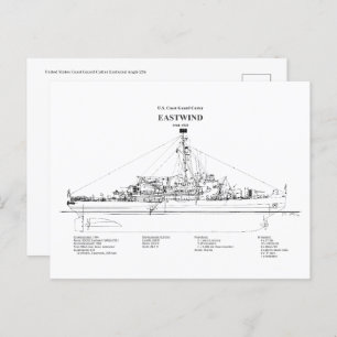 USCGC Eastwind Waggb-279 - BD Postkarte