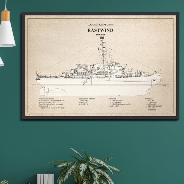 USCGC Eastwind Waggb-279 - SBD Fotodruck (Von Creator hochgeladen)