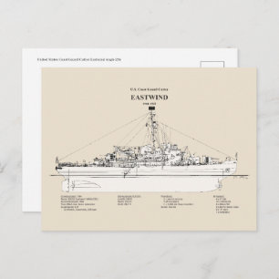 USCGC Eastwind Waggb-279 - SBD Postkarte