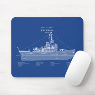 USCGC Escanaba wpc-77 - ABD Mousepad
