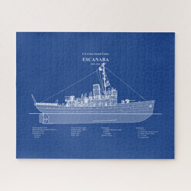USCGC Escanaba wpc-77 - ABD Puzzle (Horizontal)