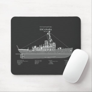 USCGC Escanaba wpc-77 - PD Mousepad
