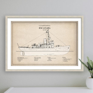 USCGC Escanaba wpc-77 - SBD Fotodruck