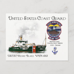 USCGC Henry Blake WLM-563 Coastal Buoy Tender Postkarte
