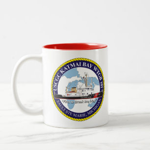 USCGC Katmai Bay WTCB 101 Zweifarbige Tasse