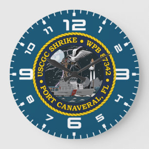 USCGC Shrike WPB 87342 T - Shirt Große Wanduhr