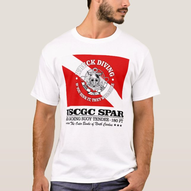 USCGC Spar (beste Wracks) T-Shirt (Vorderseite)