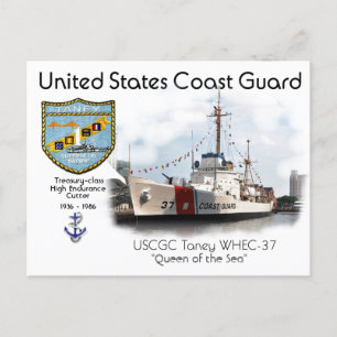 USCGC Taney WHEC-37 High Endurance Cutter Postkarte