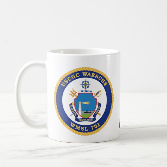 USCGC Waesche (WMSL-751) Kaffeetasse (Links)
