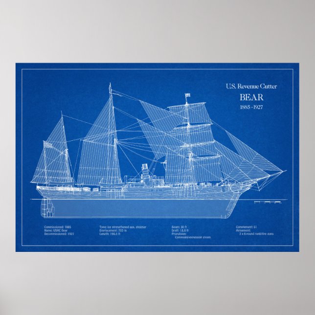 USCGRC USRC Bär - ABD Poster (Vorne)