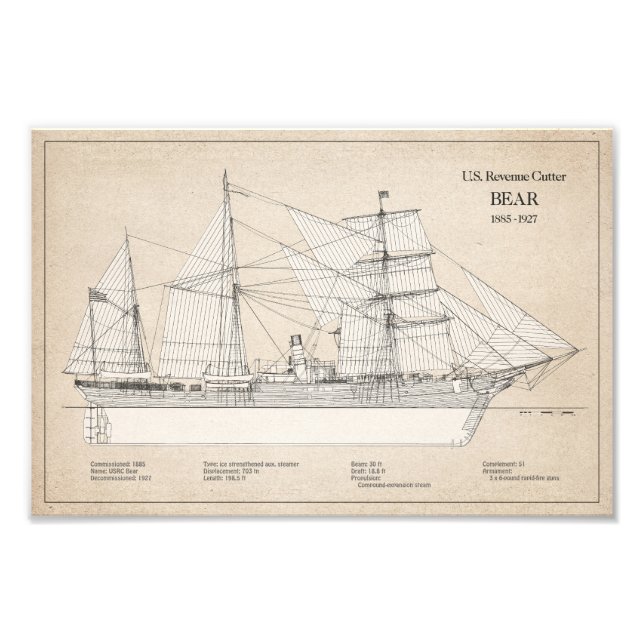 USCGRC USRC Bär - SBD Fotodruck (Vorne)