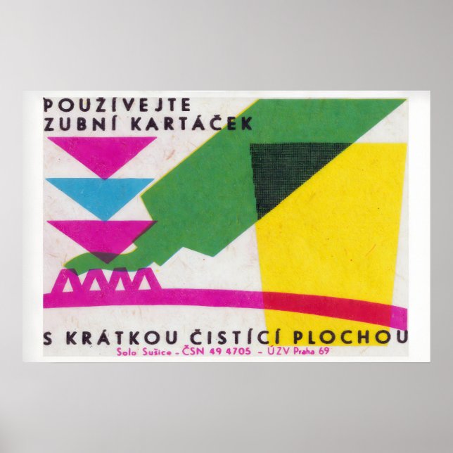 Use Proper Toothbrush - Matchbox Print - Aesthetic Poster (Vorne)