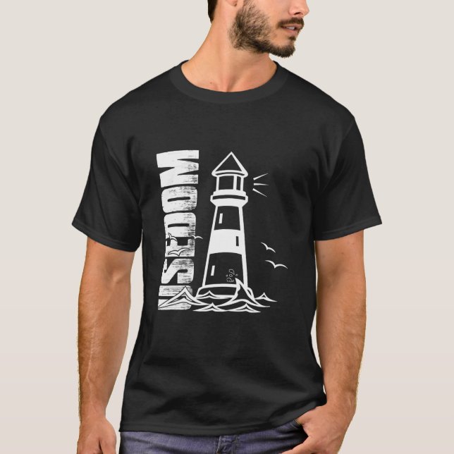Usedom Lighthouse Southern Baltic Sea Island Neigh T-Shirt (Vorderseite)