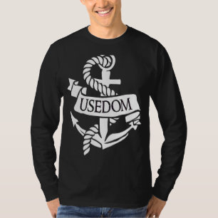 Usedom Ostsee Anchor Ahoi Sea Bridges Moin Hol T-Shirt