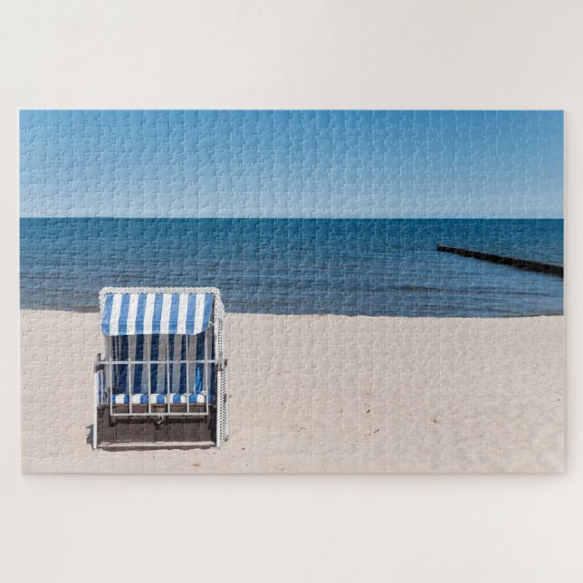 Usedom Strandkorb Puzzle (Horizontal)