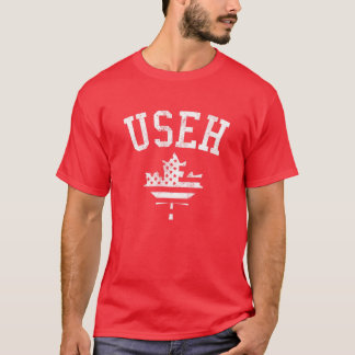 USEH Funny Canadian Eh American Canadian Flag Canc T-Shirt