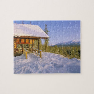USFS Schnauss Cabin Vermietung im Winter Puzzle