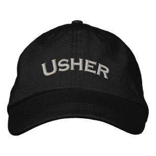 Usher bestickter Niedlicher Hochzeitshut Bestickte Baseballkappe