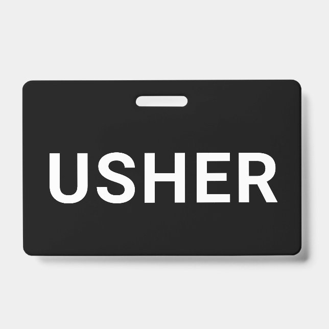 Usher Black Ausweis (Vorderseite)