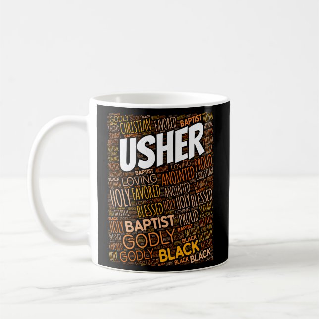Usher Board Baptist Church Kaffeetasse (Links)