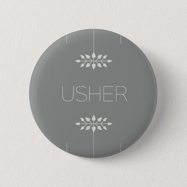 Usher Button (Vorderseite)