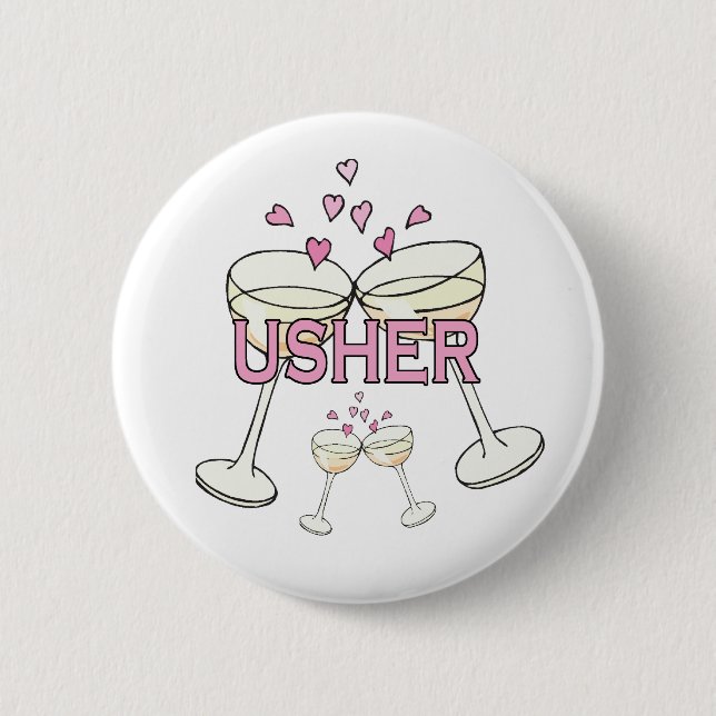 Usher Wedding ID Buttons (Vorderseite)