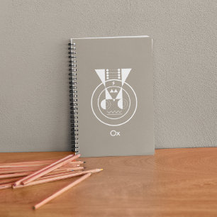 Ushi Zodiac - Geometric Ox Symbol Organisator Planer