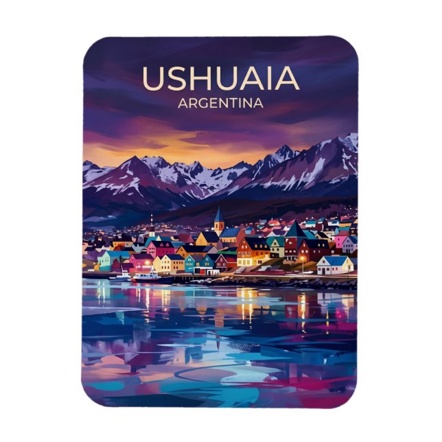 Ushuaia Argentinien Magnet (Vertikal)