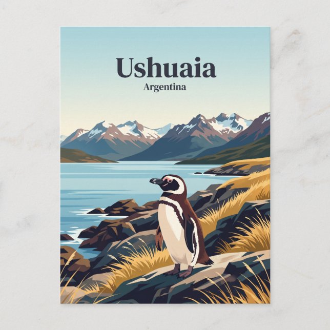 Ushuaia Argentinien Postkarte (Vorderseite)