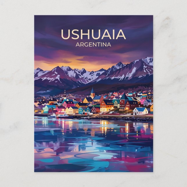 Ushuaia Argentinien Postkarte (Vorderseite)