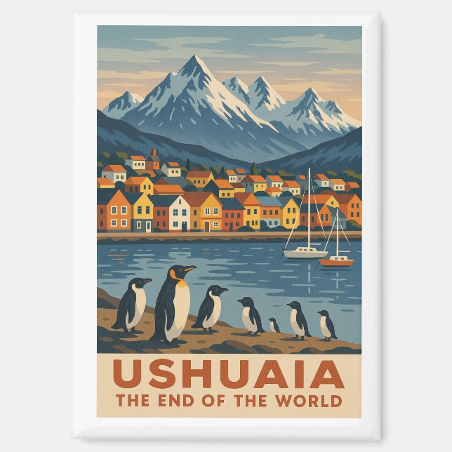 Ushuaia – Das Ende der Welt Magnet (Vorderseite)