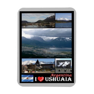 Ushuaia - I Liebe - Argentinien - Magnet