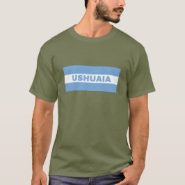 Ushuaia im argentinischen T - Shirt der Flaggenfar