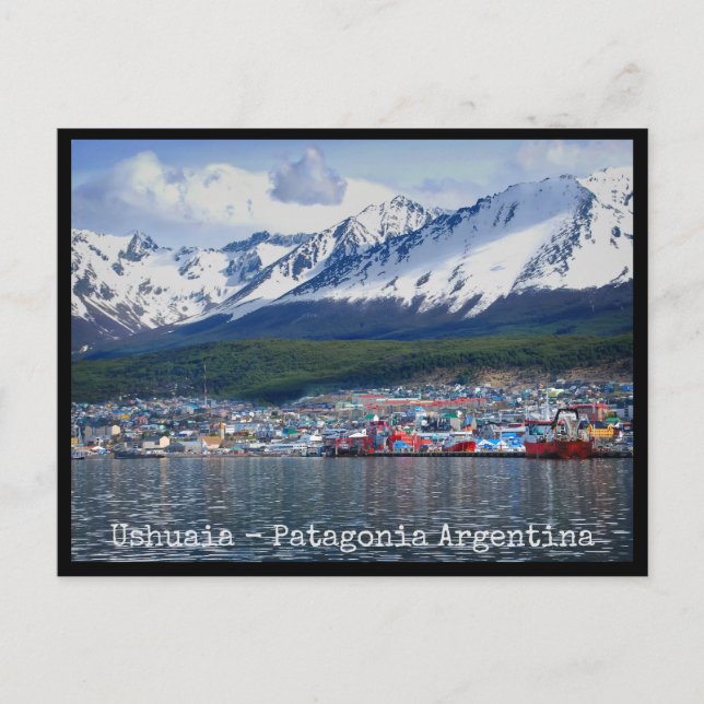 Ushuaia, Patagonia Argentinien Postcard Postkarte (Vorderseite)