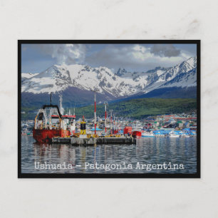 Ushuaia, Patagonia Argentinien Postcard Postkarte