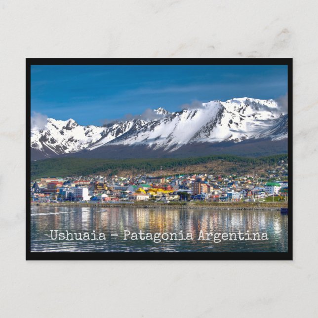 Ushuaia, Patagonia Argentinien Postkarte (Vorderseite)