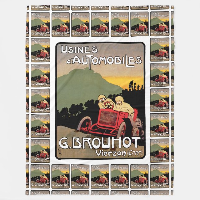 Usines d'Automobiles Fleecedecke (Vorderseite)