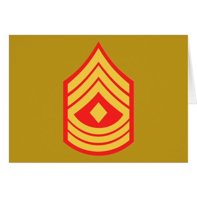 USMC 1st Sgt First Sergeant E-8 (Vorderseite (Horizontal))