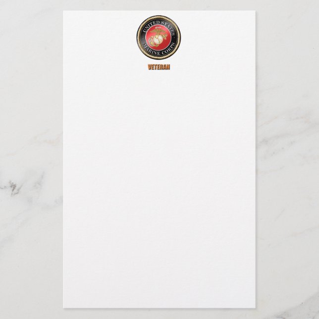 Usmc-Briefpapier Briefpapier (Vorderseite)