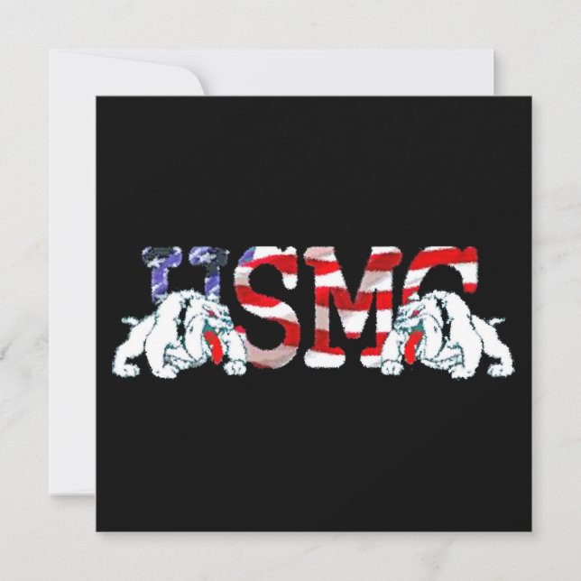 USMC Chesty - Devil Hogs - OoRah! Save The Date (Vorderseite)