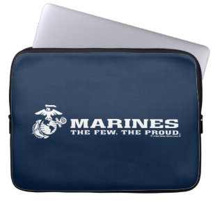 USMC Das Wenige Das stolze Logo - Weiß Laptopschutzhülle