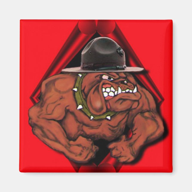 USMC Devil Dog Magnet (Vorne)