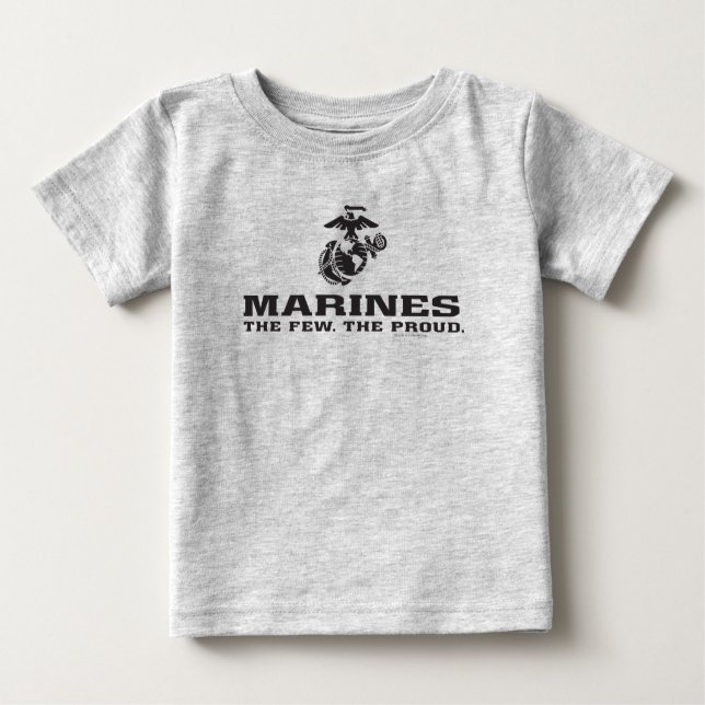 USMC die wenigen das stolze Logo gestapelt - Baby T-shirt (Vorderseite)