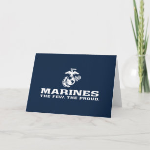 USMC Die wenigen, die das Logo Stack - Weiß