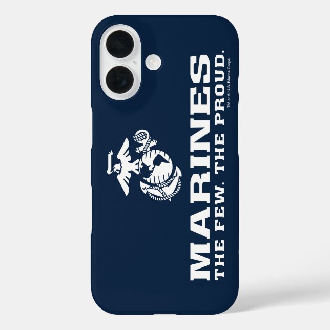 USMC Die wenigen, die das Logo Stack - Weiß Case-Mate iPhone Hülle (Rückseite)