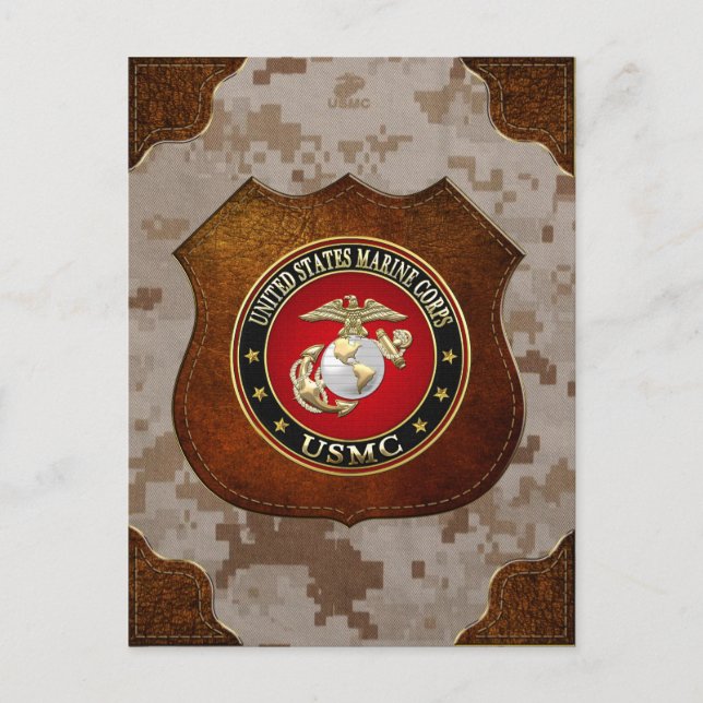 USMC EGA [Special Edition] [3D] Postkarte (Vorderseite)