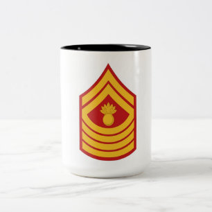 USMC First Sergeant Rangabzeichen Kaffeetasse