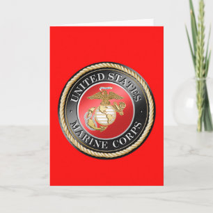 USMC Greeting Card Karte